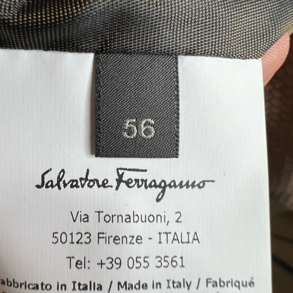 Salvatore Ferragamo Men’s Python Leather Jacket Beautiful Tan $6100 sz 56 - Picture 7 of 7